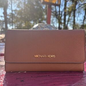 Michael Kors Brown Leather Wallet